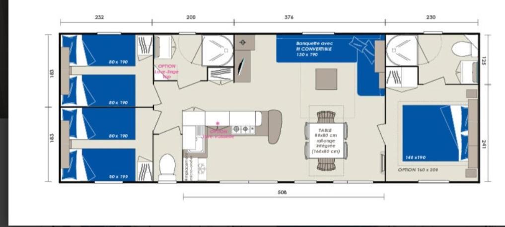 Mobilhome 741 Les Charmettes,3Ch,2Sdb,Lave Linge,Lave Vaisselle,Clim,2Wc Les Mathes Exterior foto